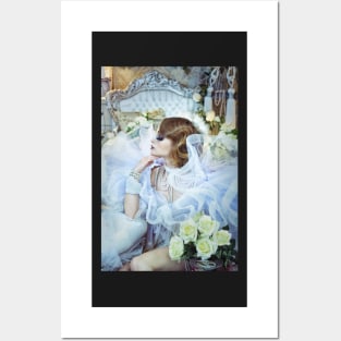 White roses Posters and Art